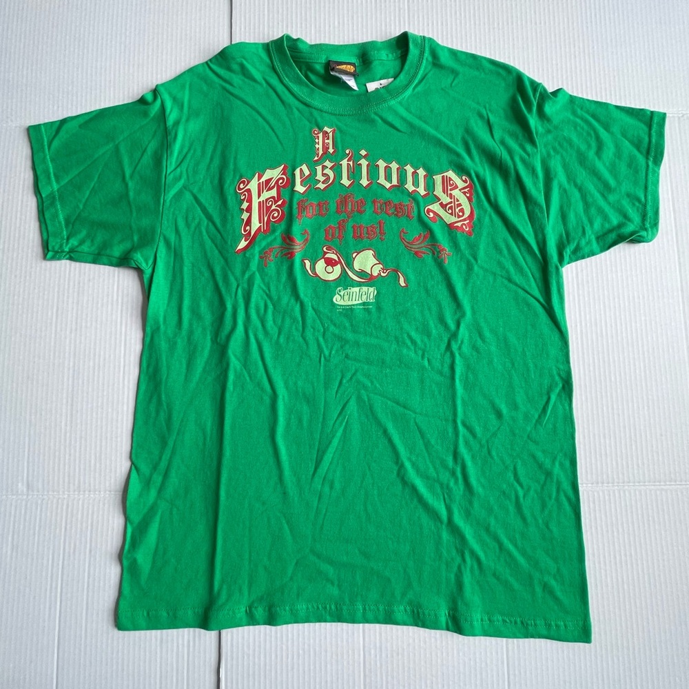 Seinfeld A Festivus For the Rest of Us T-Shirt - Size L - New With Tag. 2010
